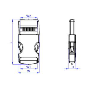 Zinc Alloy Side Release Buckle - Ji-Horng Plastic